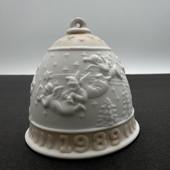 lladro 1989 ornament LLADRO CHRISTMAS BELL COLLECTOR'S SOCIETY LTD - Picture 1 of 8